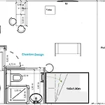 Sous Les Toits 25m2 A 1mn Du Port De Apartment